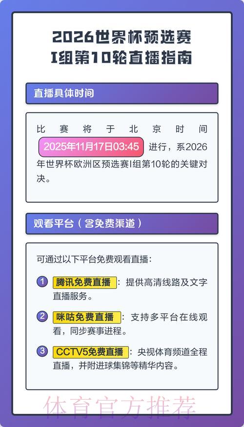 2026年世界杯赛事在线直播平台精选推荐
